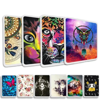 

Painted Soft TPU Tablet Case For Amazon Kindle 6.0 2019 10 10th Generation All-new 360 Full Protecive Silicone Shockproof Cover