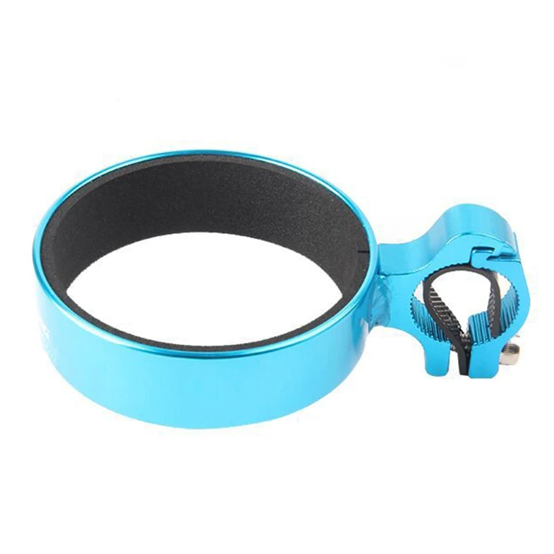 Держатель для стакана воды из алюминиевого сплава, держатель для напитков, держатель для велосипеда TX202 - Цвет: Синий