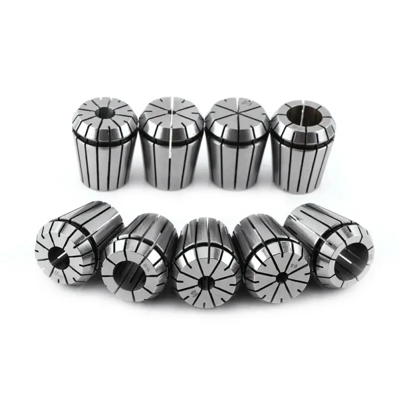 

9Pcs/Set ER32 Spring Collet Set CNC Engraving Machine and Milling Lathe Tool 2-20mm for CNC milling machine lathe workpiece Etc