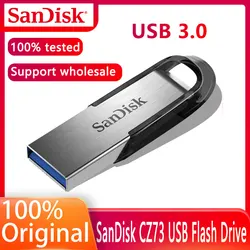 Disco de u do dispositivo de armazenamento da vara da memória da movimentação 16gb da pena da criptografia do metal de sandisk cz73 usb 256gb 128gb 64gb 32gb usb 3.0