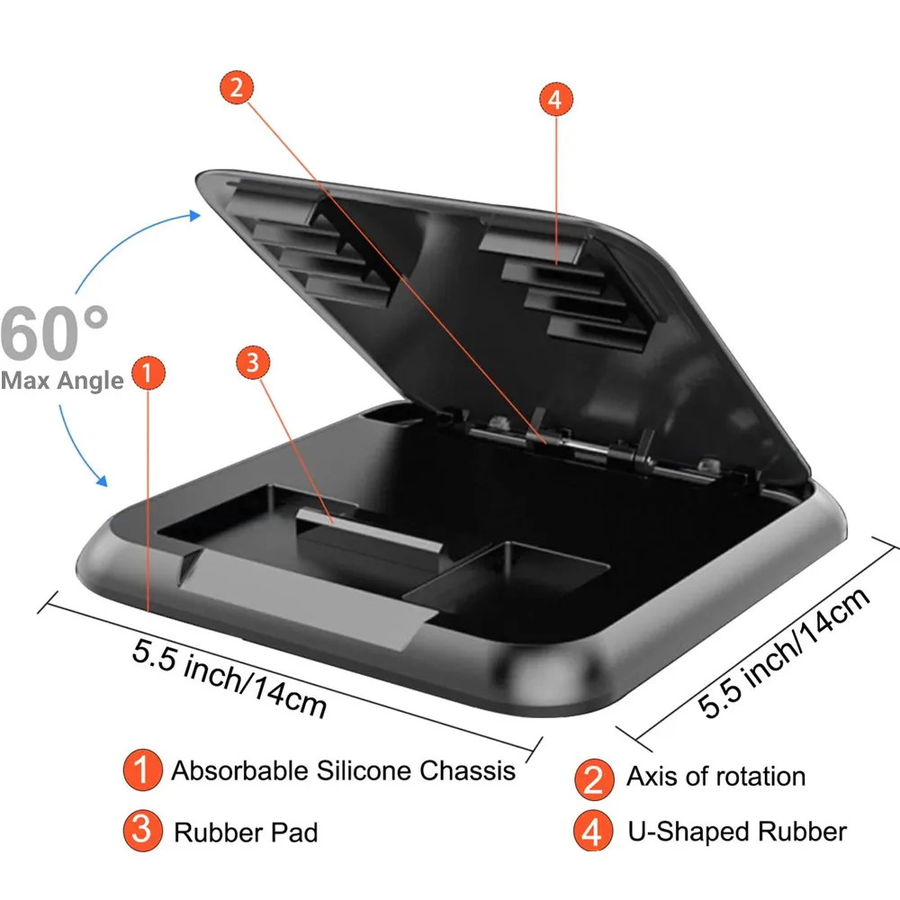 Uhlík vlákno auto telefon držák přístrojová deska univerzální 3 na 7 palec mobilní telefon klip namontovat závorky pro iPhone XR XS maxi GPS depo