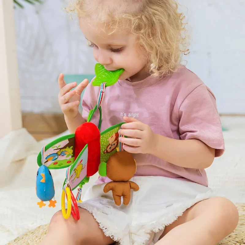 Новая детская подвесная игрушка кольцо мультяшное животное погремушка Колыбель подвесная для детской коляски игрушки Мягкая кукла