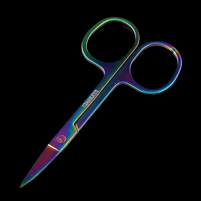 Facial Hair Small Grooming Scissors Men Women Eyebrow Nose Hair Mustache Beard Eyelashes Ear Trimming nose hair scissors eyebrow scissors facial hair scissors