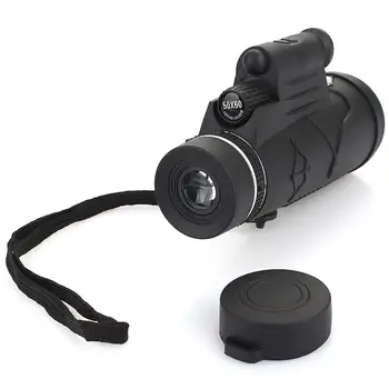 

Viewing Glasses Durable Portable 60mm Black ABS Illumination Measuring Mountaineering Outdoors 2018 HD Telescope 50X Optics