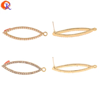 

Cordial Design 30Pcs 11*37MM Jewelry Accessories/Earrings Stud/Imitation Pearl/Oval Shape/DIY Making/Hand Made/Earring Findings