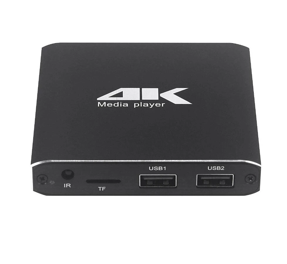 4kjogador de Publicidade Mini Media Player Suporte Micro sd tf Cartão Disco Usb 1080p Autoplay hd Completo Multimídia 2022 - Image 4