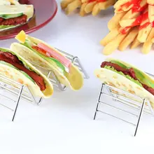 Горячая Кухня из нержавеющей стали Taco подставки держатель из нержавеющей стали еды стойку раковины