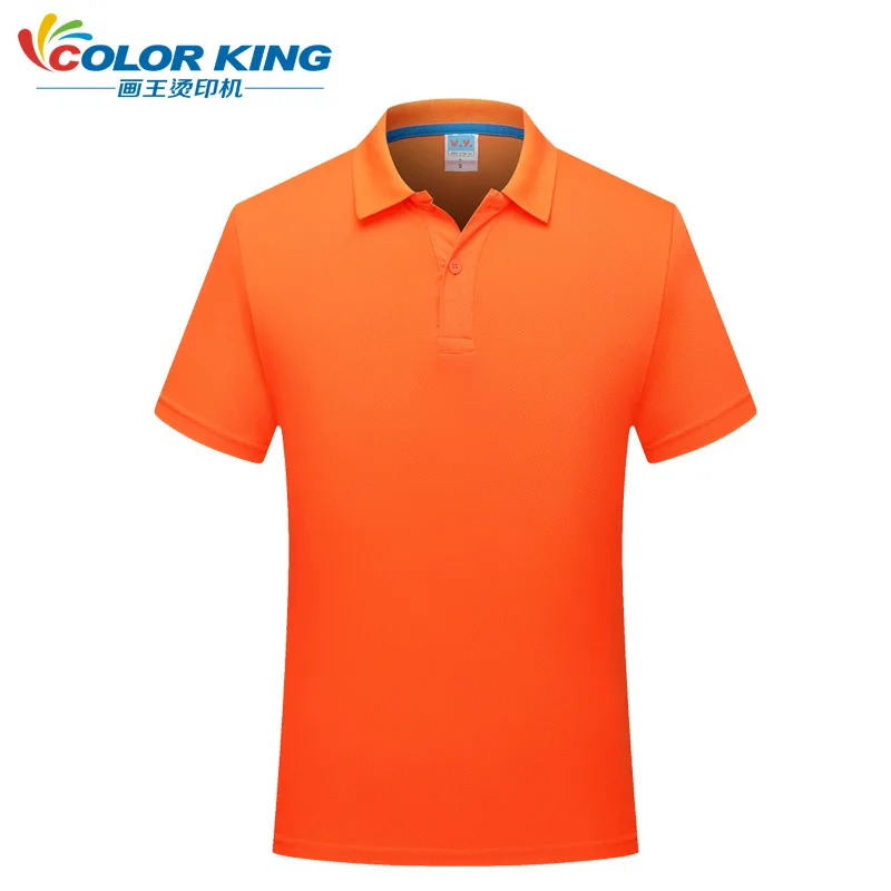 Термопереводная парная рубашка поло для мужчин и женщин, короткий рукав, отложной воротник, рабочая одежда, можно напечатать логотип, футболка