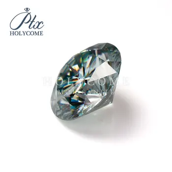 

7MM GREEN ROUND CUT HOT SALES MOISSANITE VVS1 MOISSANITE RING FOR JEWELRY MAKING PRICE PER CARAT 2020NEWEST WUZHOU HOLYCOM