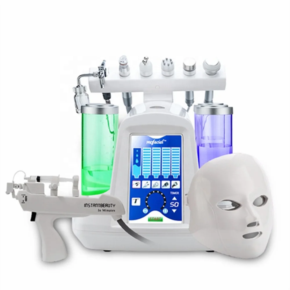  8 in 1 Hydra Dermabrasion RF Bio-lifting Spa Facial Machine Water Oxygen Jet Hydro Diamond Peeling 