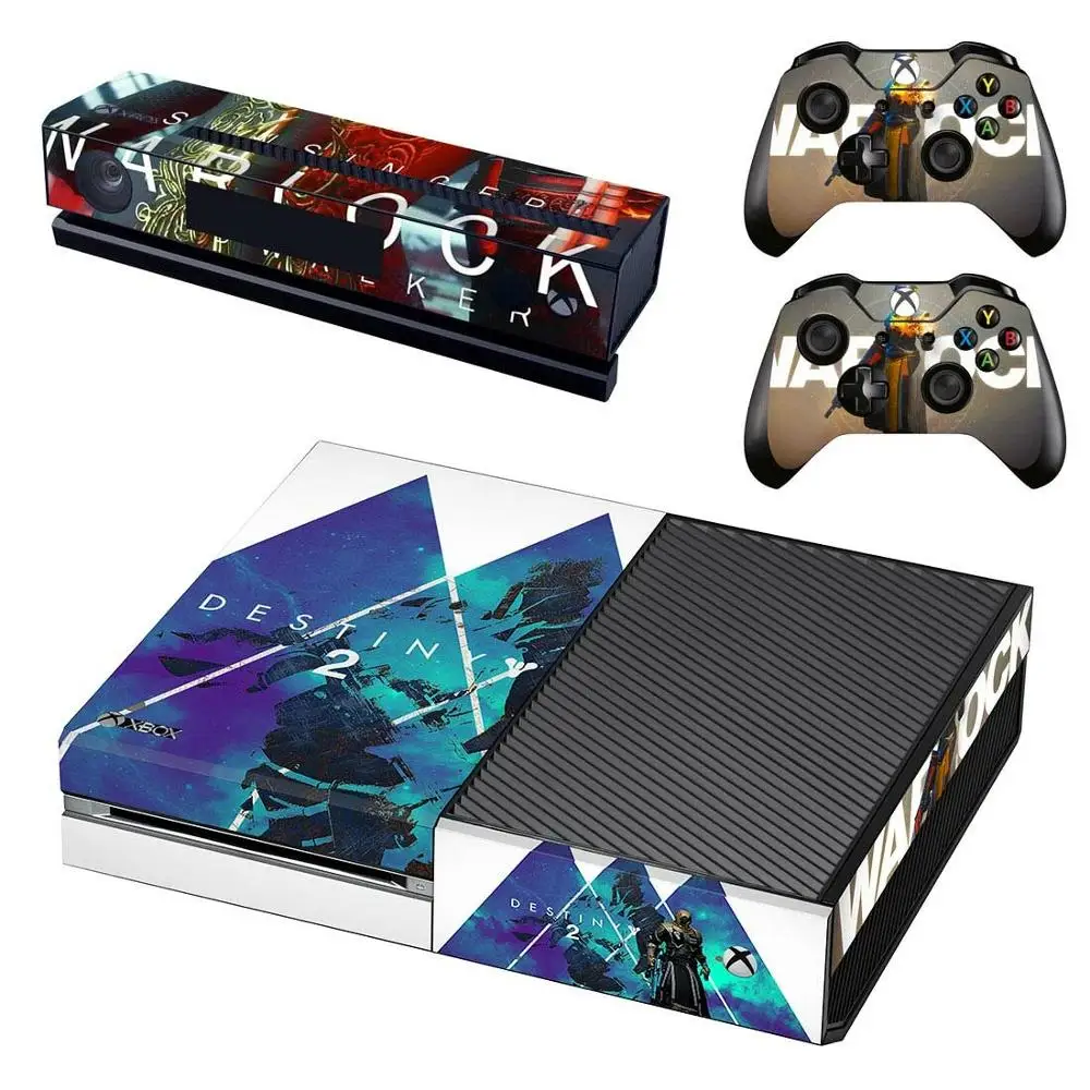 GSTM1302 Наклейка s Destiny 2 для xbox one, виниловая кожа, наклейки, Обложка Pegatinas для xbox one, консоль Kinect, два контроллера, накладки - Цвет: GSTM1302