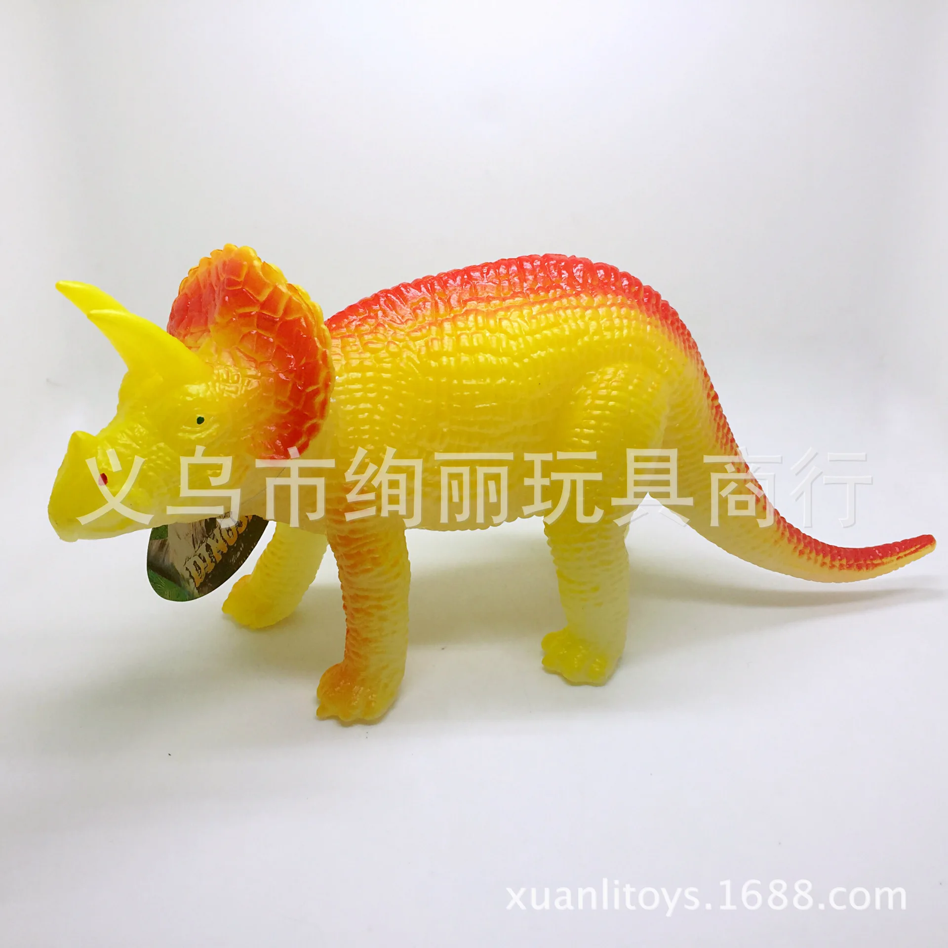 New Style Hot Selling Simulated Dinosaur Models 6-Night Light Dinosaur Plastic Wild Animal Children Gift