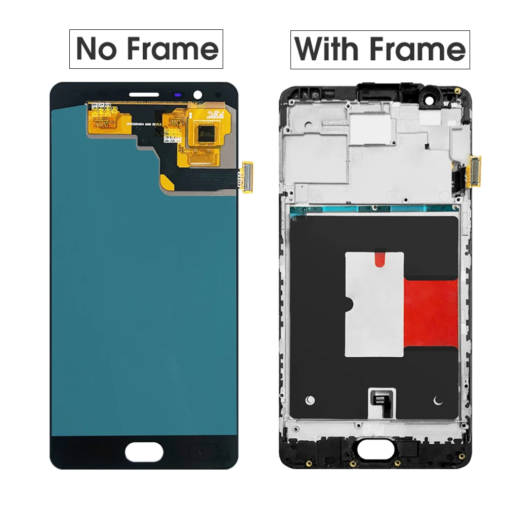 Oneplus 3 3T LCD ÷ ġ ũ   5.5 ÷ ü Oneplus A3000 A3003 A3010 LCD   AMOLED