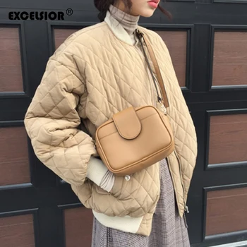 

EXCELSIOR 2020 Women's Bags Solid Mini Flap for Female PU Messenger Ladies Handbag ins Fashion Bags Bolsa for Female