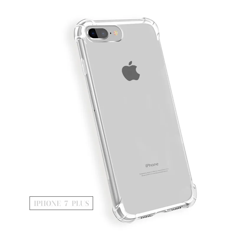 Подходит для IPhone11 Pro MAX Air Bag ударопрочный чехол IPhone7/8 Plus XR Прозрачный чехол для телефона Apple
