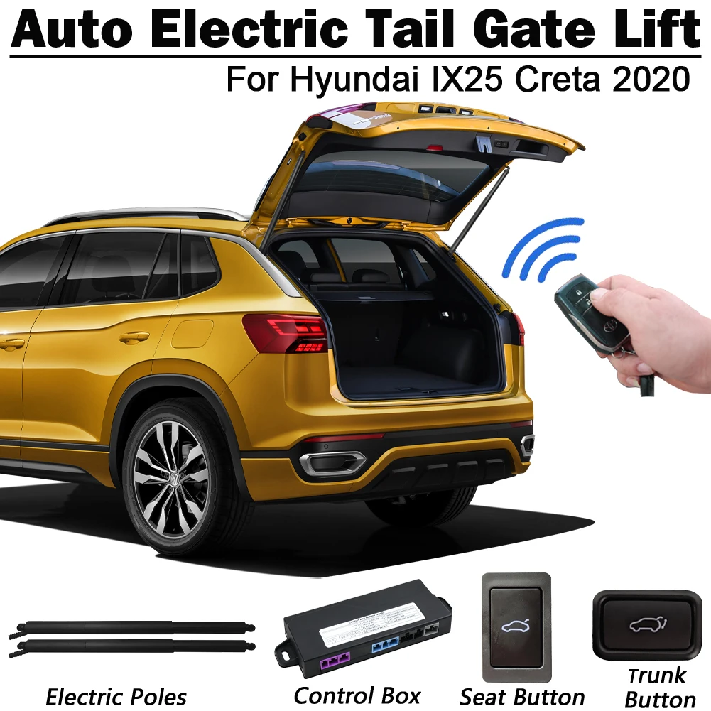 

Hawknavi Smart Auto Electric Tail Gate Lift for Hyundai IX25 Creta Remote Control Drive Seat Button Control Height Avoid Pinch
