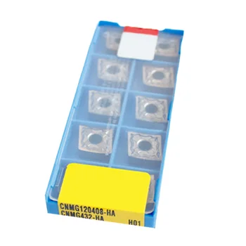 

10 * Toolholding Inserts 10pcs CNMG432-HA CNMG120408-HA CNC Turning Metalworking