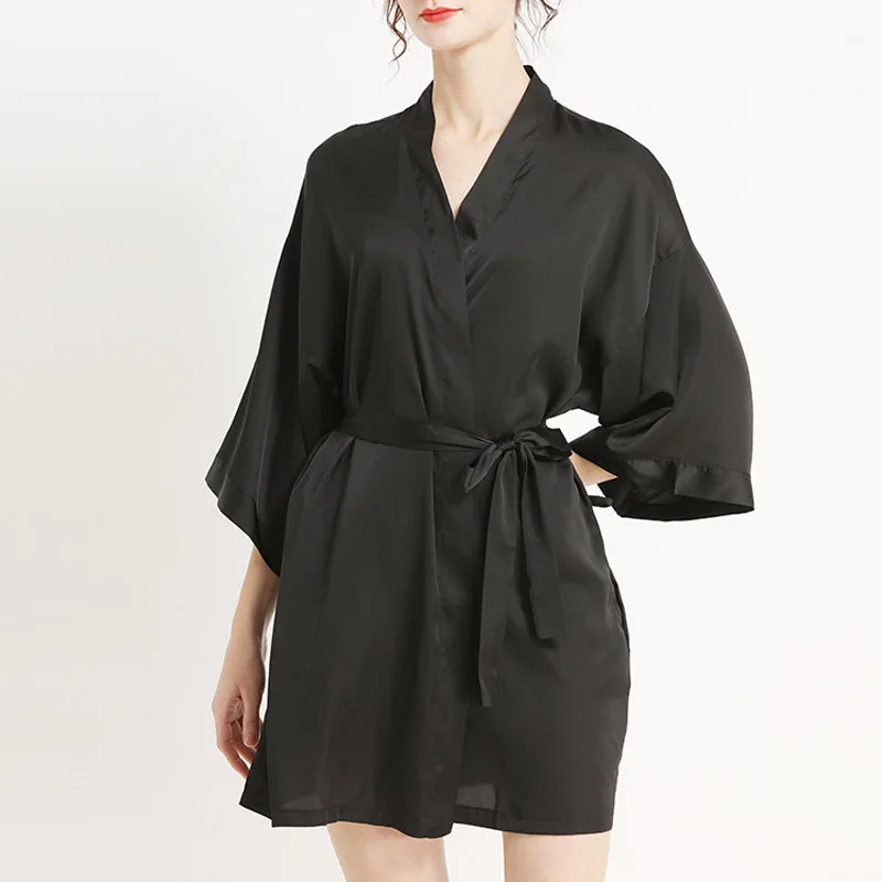 Summer Women's bathrobe 8XL 7XL 6XL Bust 134cm plus size Sleepwear Pajama women