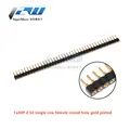 2.54 1row femal gold