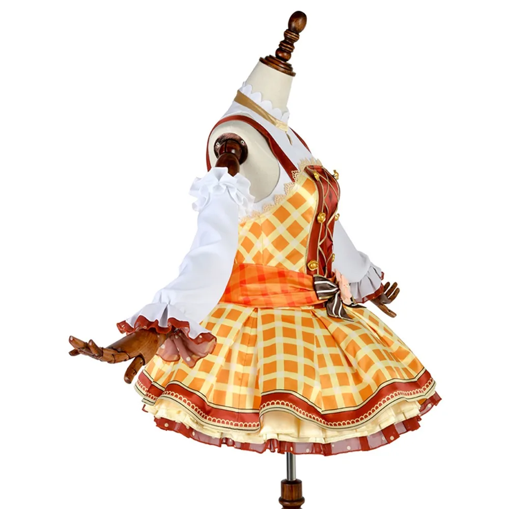 Liva_girl_Love_Live_School_Idol_Project_Kousaka_Honoka_Flower_Bouquet_Dress_Uniform_Outfit_Anime_Cos