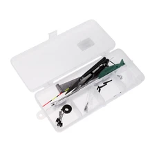 Комплект катушки Удочка ледовая леска крючки кусачки Вертлюги Floatdor Grip удобный