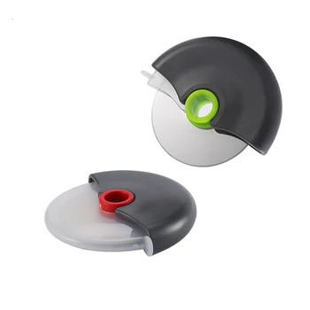

8 Pcs Pizza Cutter Wheel Stainless Steel Pizza Knife Pastry Dough Slicer Kitchen Gadget with Protective Blade Guard Wholesale