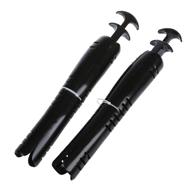 

1 PAIR 12 1/2 Inch Boot Stretcher Shaper / Shoe Tree With Handle--Black