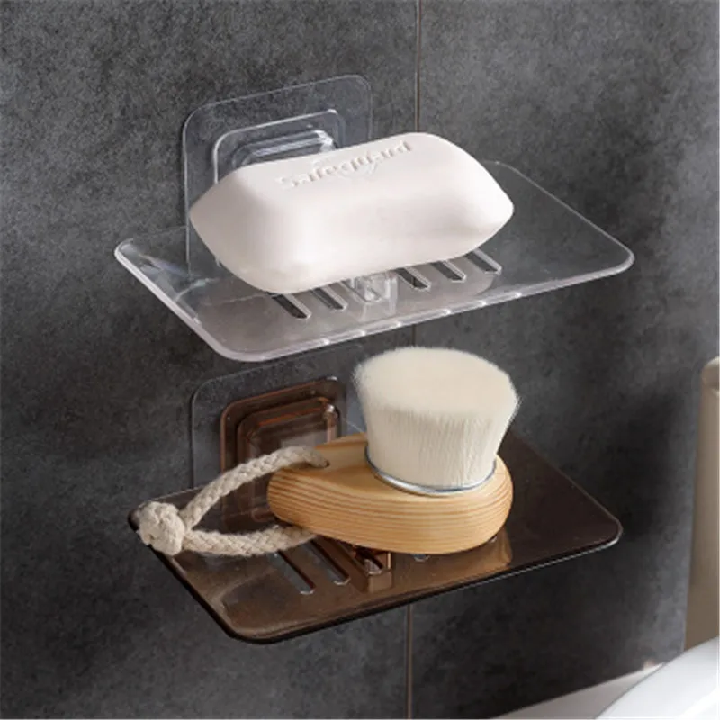 Двухслойные сильные присоски мыло кухонные инструменты аксессуары для ванной комнаты мыльница присоска держатель коробка подставка