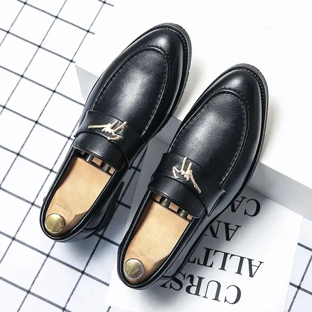 male comfortable shoe leather fashion shoes men terse mocassini uomo  loafers black high quality casual mens luxury business|Men's Casual Shoes|  - AliExpress