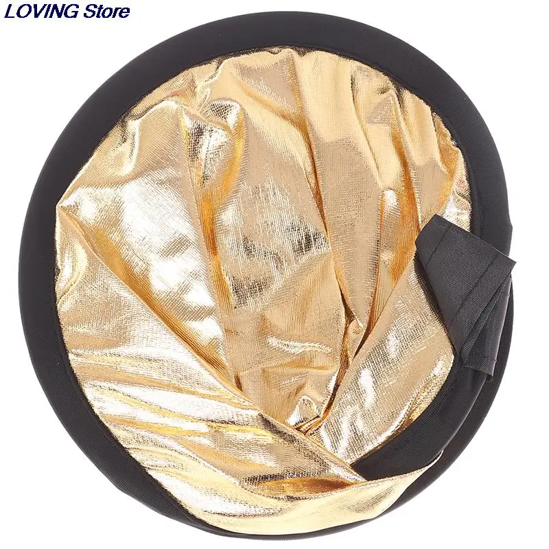 2in1 Gold and Silver Collapsible Light Reflector 24"/60cm With Stirage Bag For Photography photography reflector