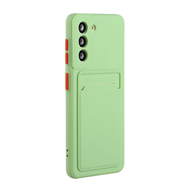 Shockproof Card Holder Case For Samsung Galaxy S20 S21 Note 20 A12 A32 A42 A51 A52 A71 A72 Mobile Phone Cover TPU Shell