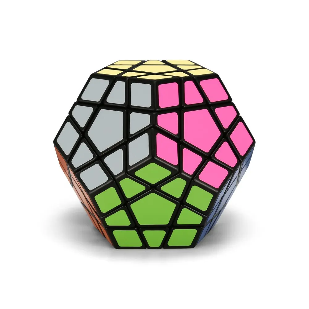 Megaminx Скорость Куб магический куб Dodecahedron наклейки в форме Куба головоломка куб для начинающих детей T2902