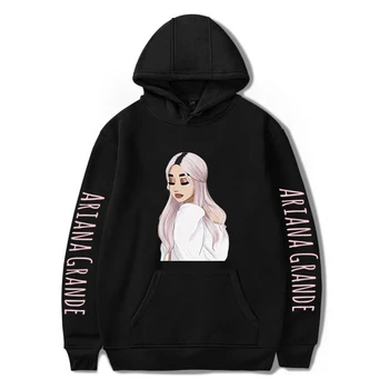 

New Arrival Ariana Grande Hoodies Sweatshirts Women Autumn Winter Fashion Casual Hip Hop Hoodie Print Cartoon Pattern Hoody