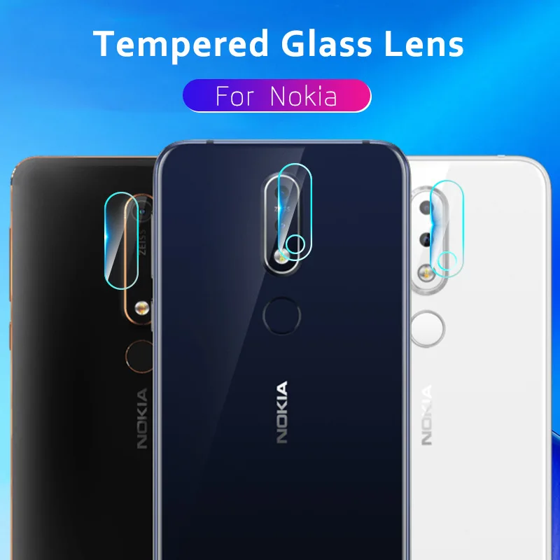 

2 Packs of Camera Lens Tempered Glass For Nokia 3.1 Plus Camera Lens Film Protector for Nokia X71 8 Sirocco 7 7.1 6.1 5.1 Plus