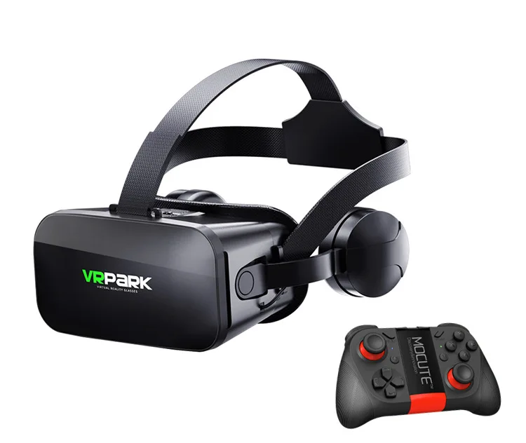 J20 шлем VR Очки виртуальной реальности 3D очки гарнитура шлем для смартфона Google Cardboard стерео для xiaomi huawei - Цвет: VR with Remote C
