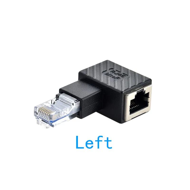 Optimize Connectivity! RJ45 90-Degree Angled Adaptor for Effortless Network Cable Management on Computers and Notebooks. Description Image.This Product Can Be Found With The Tag Names Computer Cables Connecting, Computer Peripherals, Elbow network cable adapter, PC Hardware Cables Adapters