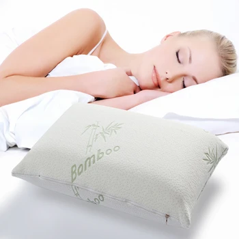 

Bamboo Fiber Memory Foam Pillows Orthopedic Pillow Neck protection Slow Rebound Pillow Neck Fatigue Relief 40*60cm Dropshipping