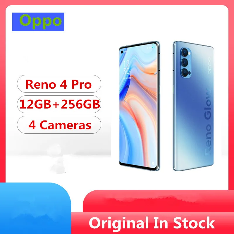 Оригинальный 5G Oppo Reno 4 Pro мобильный телефон Snapdragon 76 на базе Android 10 0 экран 6 5 дюйма 90