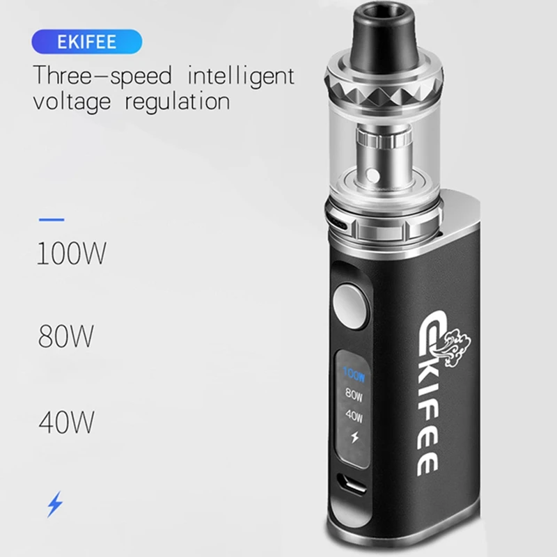 40 80 100 Вт Vape комплект 2000 мАч со встроенными батарейками коробка мод с 3,0 мл бак электронная сигарета комплект вейп