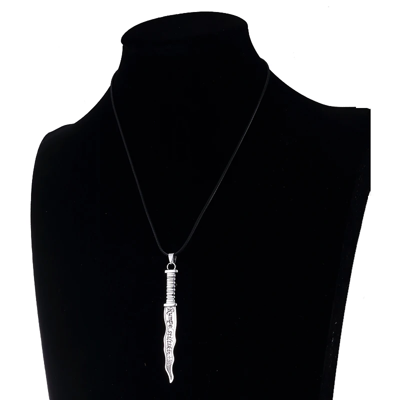 Модные ювелирные изделия Белоснежка Once Upon A Time кинжал румпельштильцхена кулон ожерелье для женщин