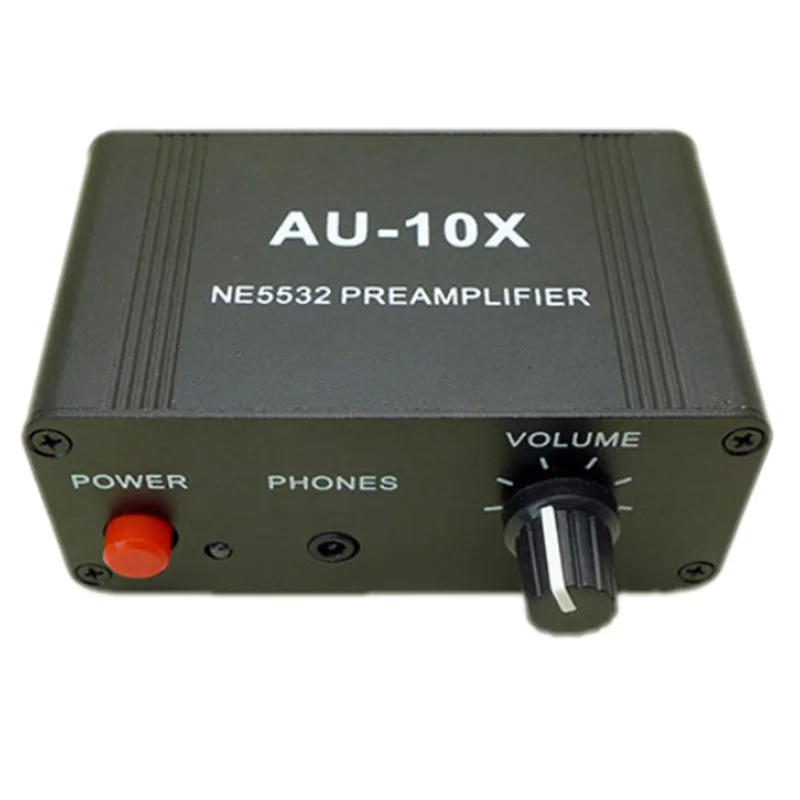 NE5532 Music o Signal Pre Amplifier Gain Boost 20Db Headphone Volume Amplification Front Board
