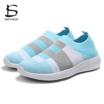 

Women Lightweight Running Shoes Spring Breathable Mesh Woman Walking Jogging Sports Shoes Female Casual Sneakers Size 35-42