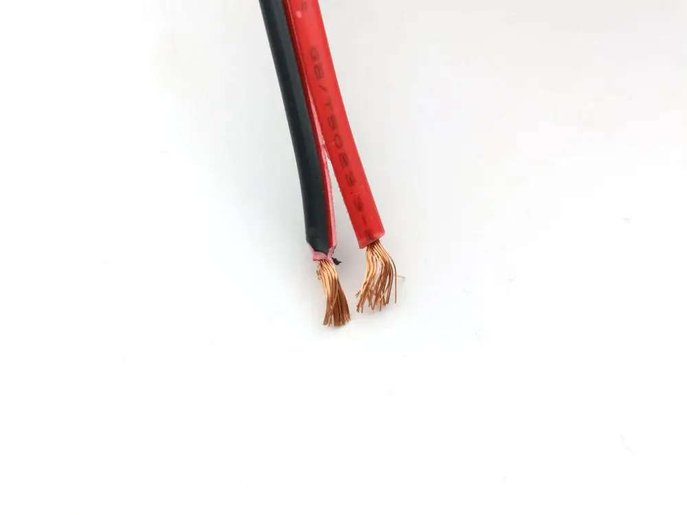 1 Катушка 10 м 18AWG (черный + красный) медный провод на молнии 1 Катушка 10 м 18AWG (черный + красный) медный провод на молнии