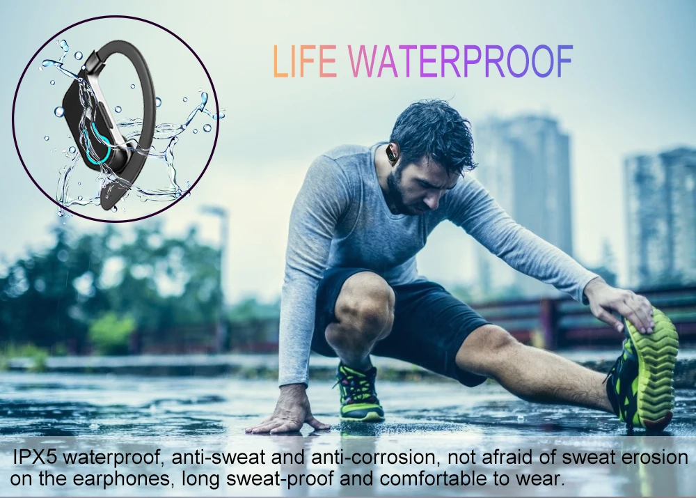 True HBQ PRO TWS беспроводные наушники Bluetooth 5,0 стереонаушники для занятий спортом чехол 950 мАч Водонепроницаемый ушной крючок гарнитуры микрофон PK Q32 Q62
