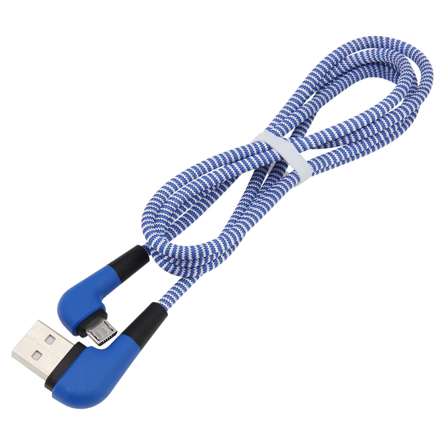 US $206.39 90 Degree Elbow Data Cable Fast Charger USB Cord for Iphone 8 Micro USB Type C for Samsung S7 Xiaomi Redmi 300pcslot
