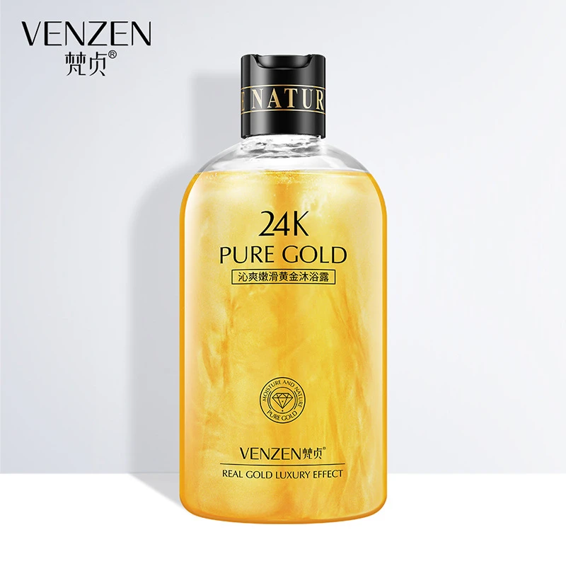 Гель для душа 24K Gold глубокая очищающая пена умыватель тела длительный аромат