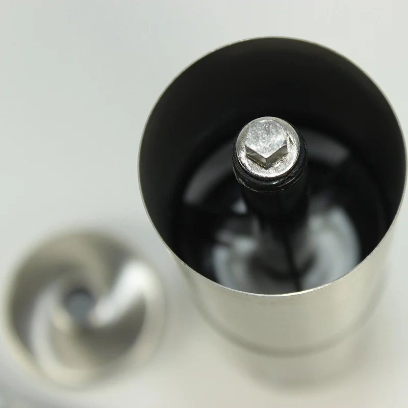 Silver Coffee Grinder Mini Stainless Steel Hand Manual Handmade Coffee Bean Burr Grinders Mill Kitchen Tool Crocus Grinders