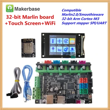 

compatible Marlin2.0 Smoothieware MKS SGEN_L + MKS TFT24 touch screen + wifi module similar SKR V1.3 3D printer best upgrade kit