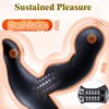 Rotating Beads Vibrating Anal Plug Prostate Massage Vibrator Scrotum Stimulation Silicone ButtPlug Masturbation Sex Toys For Men 1
