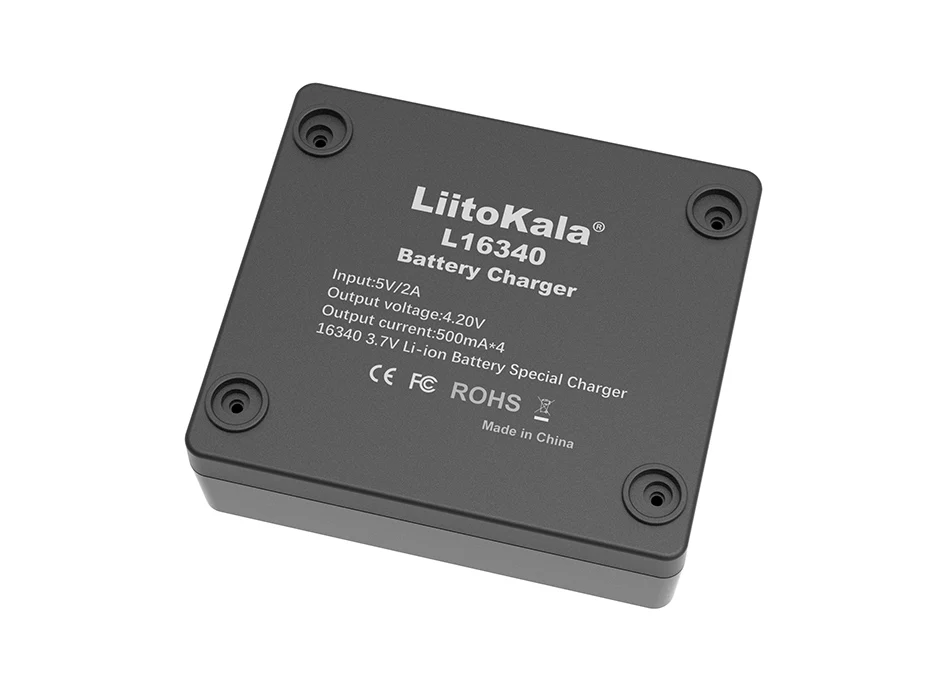 LiitoKala Lii-16340 Зарядное устройство 3,7 V 4,2 V Перезаряжаемые батарея CR123A CR123 16340 Зарядное устройство